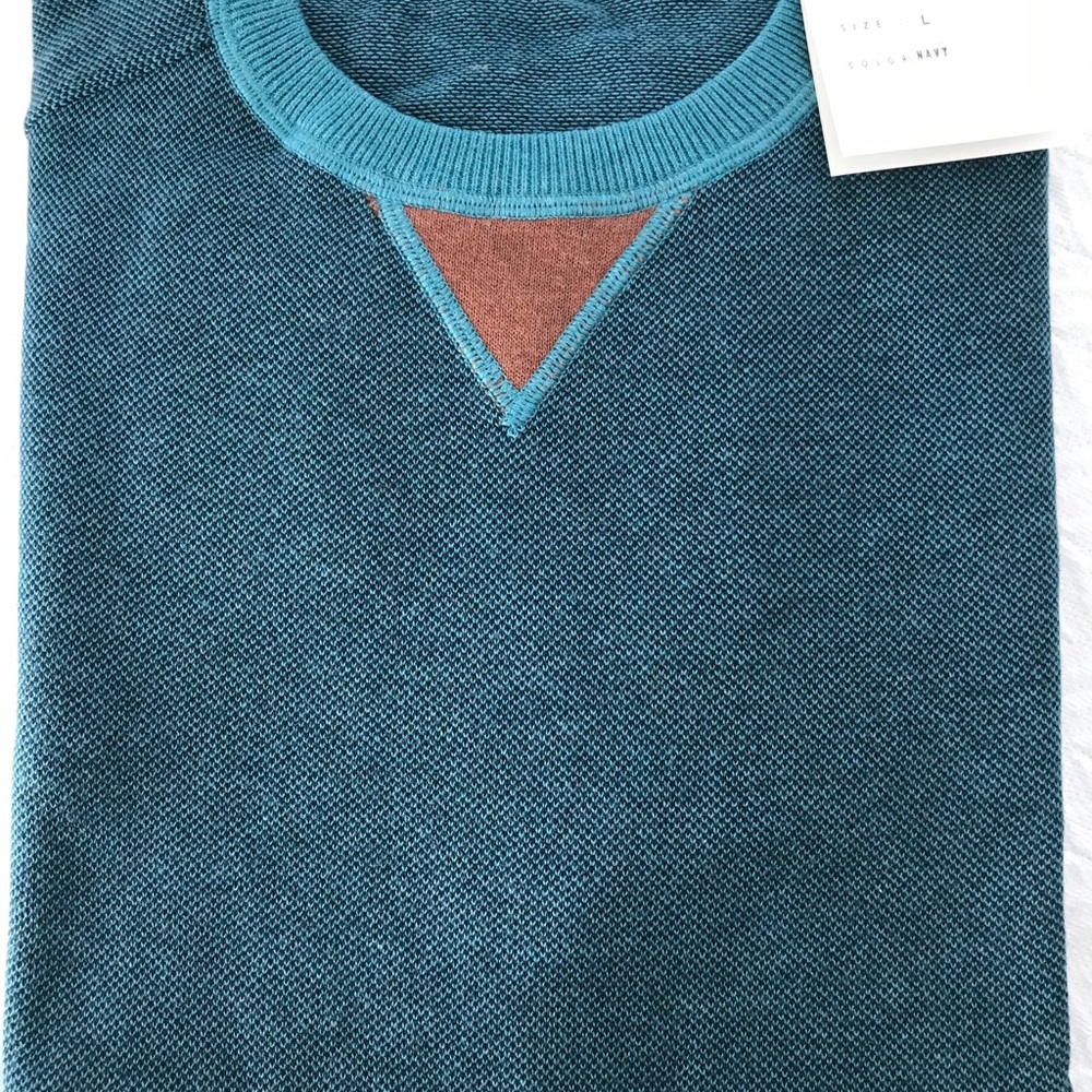 Cotton crew neck sweater
